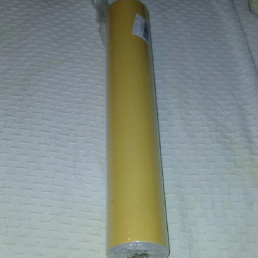 Elegant Golden/Dijon Yellow Textured Wallpaper NEW